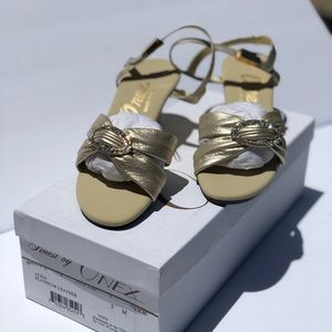 Finest by Onex Matte Platinum Leather Heels